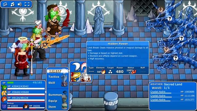 Epic Battle Fantasy 5: Crystal Hydra Super Boss Battle (Epic Difficulty) смотреть онлайн