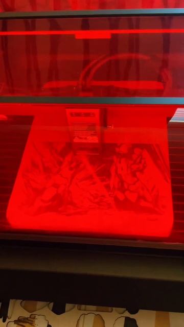 Gundam Butcher block, #gundam #laserengraving #creality #art #midjourney#anime #laser смотреть онлайн