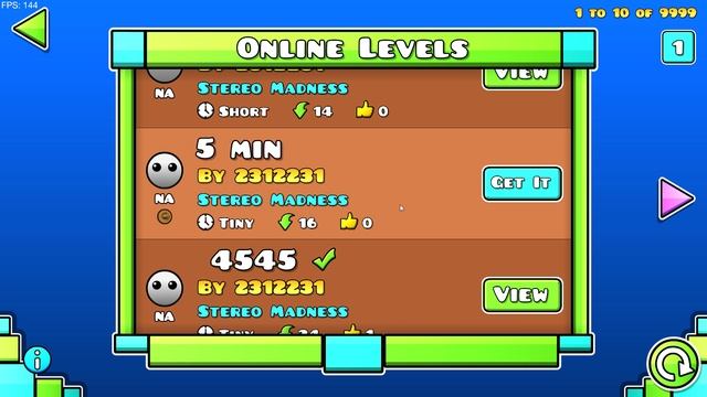 Geometry Dash Смотрю свои уровни и Димона смотреть онлайн