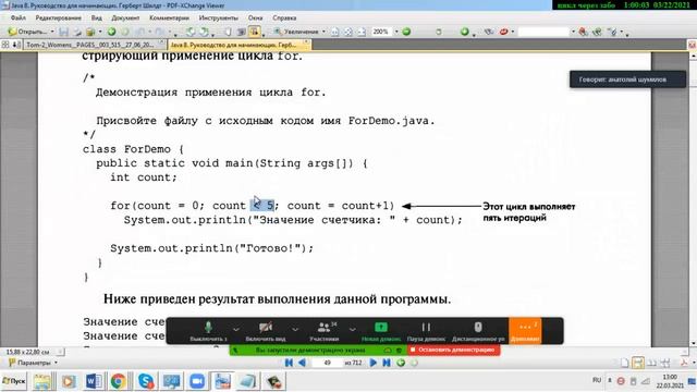 Ява Шилдт Циклы обьяснение дополнительное смотреть онлайн