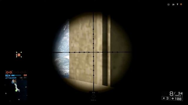 Niesamowity strzal jako snajper w Battlefield 4 смотреть онлайн