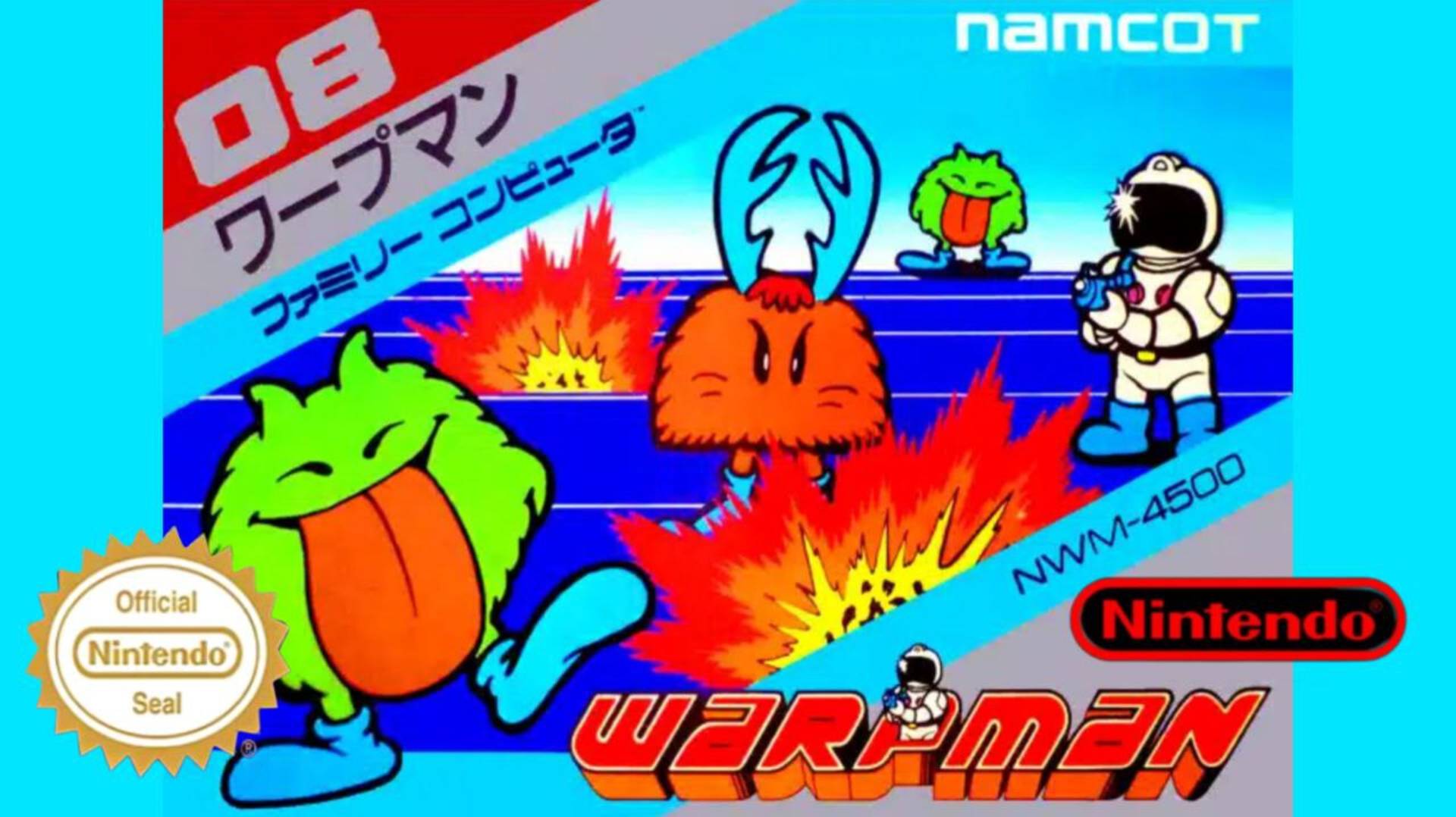 Warpman | NES | Полное прохождение смотреть онлайн