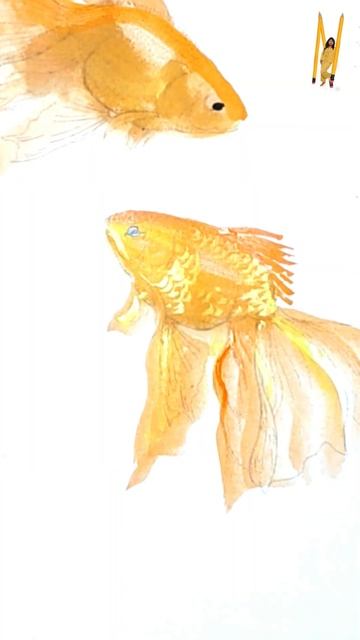 Realistic koi fish painting 😍#shorts #artistic #forbeginners #satisfying смотреть онлайн