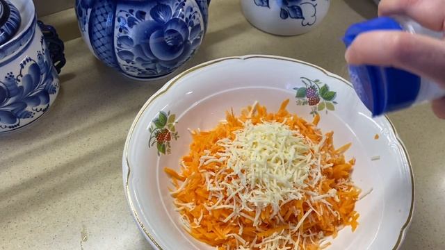 САЛАТИК С МОРКОВЬЮ | БЫСТРЫЙ И ВКУСНЫЙ САЛАТИК смотреть онлайн