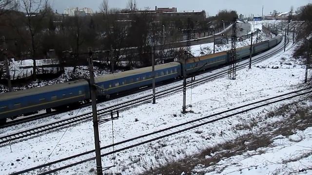 Электровоз ВЛ40У. Перегон Львов - БП 1479км смотреть онлайн