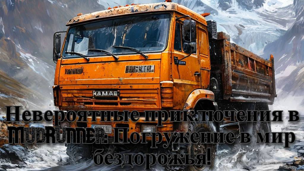 Невероятные приключения в MudRunner: Погружение в мир бездорожья!