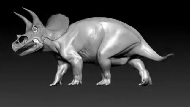 Fleshing Triceratops (3D - Work in progress) смотреть онлайн