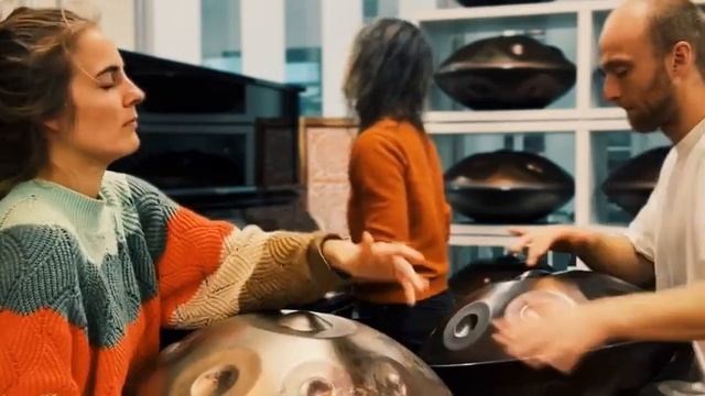 MEA Duo & Malte Malten - Handpan And Piano Improvisation At Ayasa Studios