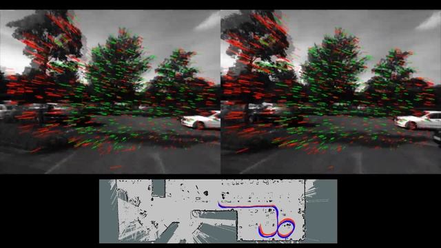 Visual Odometry in a mobile multi-platform robot with "libviso2" in ROS смотреть онлайн