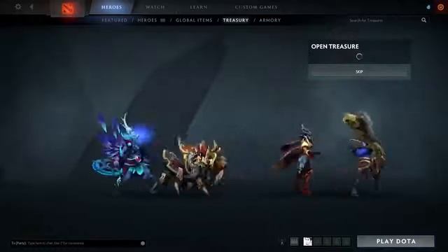 Dota 2: New Treasure Chest Opening Preview смотреть онлайн