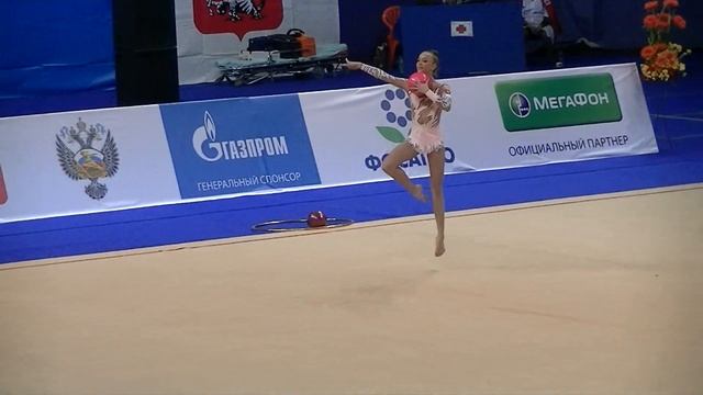 Irina Annenkova (RUS) ball Grand Prix Moscow 2013 смотреть онлайн