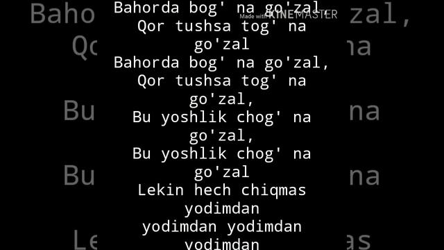 Umidaxon - Umr O'tar  Karaoke (minusovka)