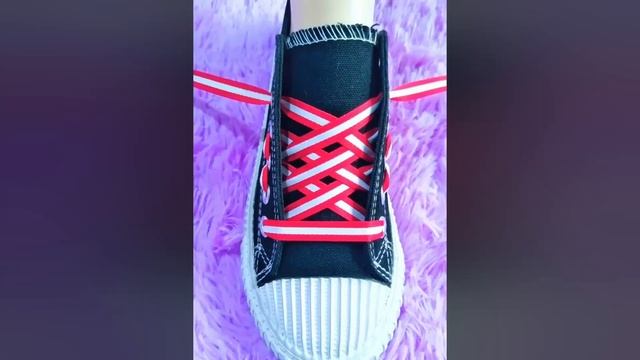 😍How to tie your shoes!🔎 Creative lacing shoe tutorial!💗 How to Lace Shoes 031 смотреть онлайн