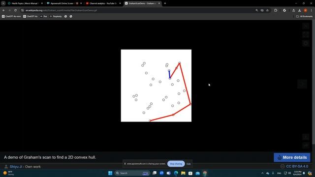 Computational Geometry Convex Hull Grahm Scan смотреть онлайн