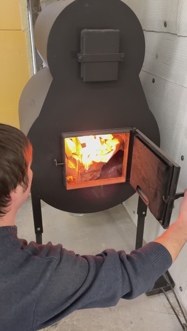 Печь МУССОН спустя месяц, установил терморегулятор