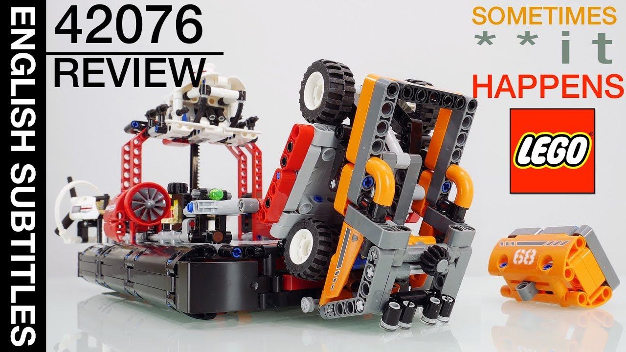 [ENG titles] Посудина бесполезная и Тру Трофи Трак / обзор 42076 LEGO Technic Hovercraft смотреть онлайн