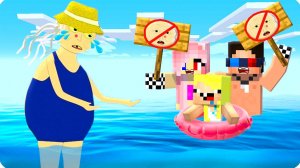 😠ПОЧЕМУ МЫ ВЫГНАЛИ БАБКУ АЛКУ В МАЙНКРАФТ? ШЕДИ ЛЕСКА И НУБИК MINECRAFT