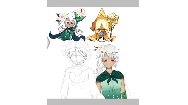 White Lily and Pure Vanilla cookie speed paint cookie run: kingdom смотреть онлайн