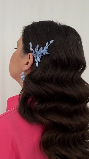 Камень «Кошачий глаз»😻Гребень в причёску и серьги, сплетенные на ювелирной проволоке #украшения смотреть онлайн