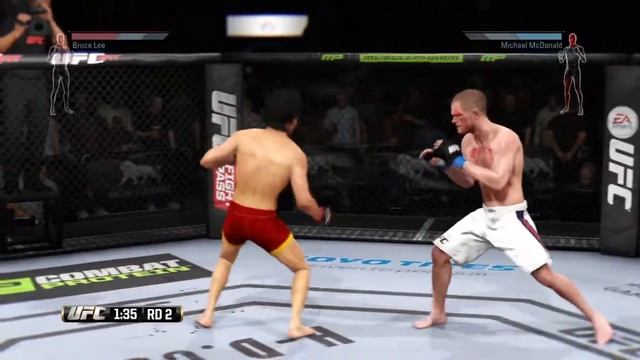 EA UFC - Bruce Lee vs Michael McDonald (bantamweight) - 33 смотреть онлайн