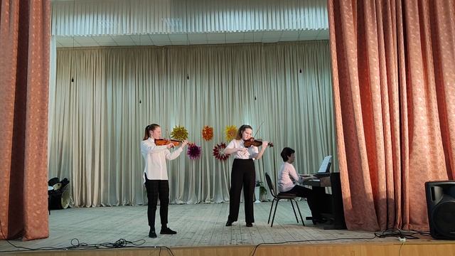 Дуэт скрипачей, О. Птушкин "Вечное движение" смотреть онлайн