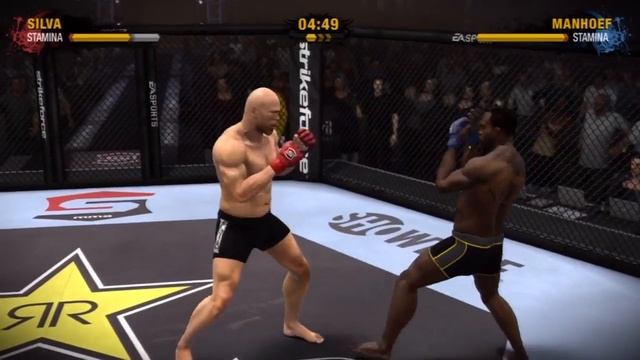 Wanderlei Silva vs Melvin Manhoef -EA MMA смотреть онлайн