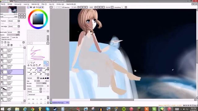 Stargazer - Speed Paint (Paint Tool SAI) смотреть онлайн