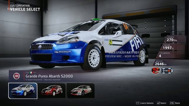 EA Sports WRC - Full Car List (All Cars & Liveries)