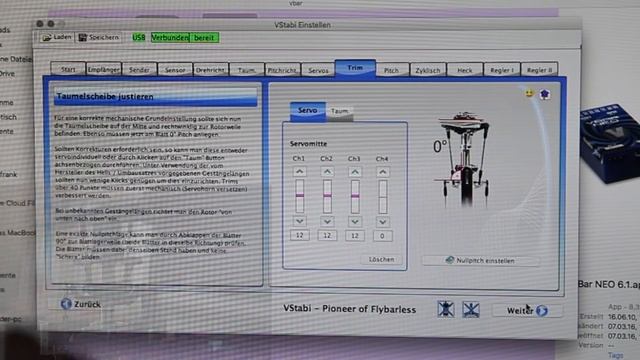 VBar NEO Einstellen & Programmierung Anleitung VStabi //dani-heli.com // DEUTSCH смотреть онлайн