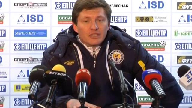 ФК Металлург. Пресс-конференция Гордеева и Червенкова смотреть онлайн