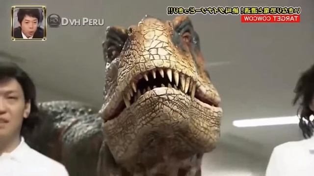 ДИНОЗАВР в здании японского теликанала! смотреть онлайн