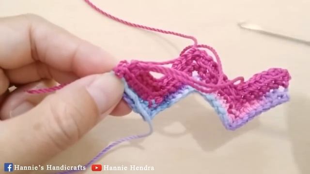 Crochet || Dompet Koin Motif Zig Zag - Purse Crochet [Subtitles Available] смотреть онлайн