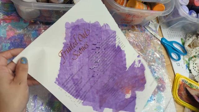 Fall Painty Papers - DIY collage fodder for #collage #mixedmedia #junkjournal #artjournal #ephemera смотреть онлайн