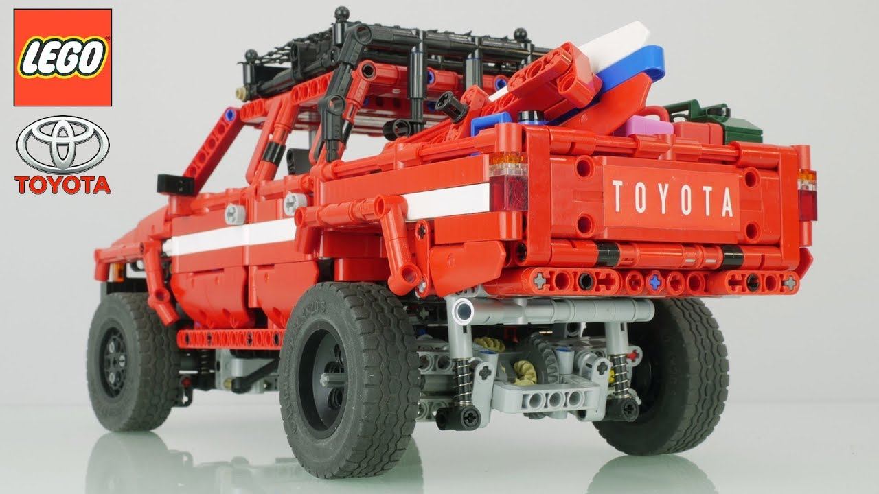 LEGO TOYOTA HILUX PICKUP TRUCK 1984 remote controlled 4x4 toy + INSTRUCTION ! смотреть онлайн