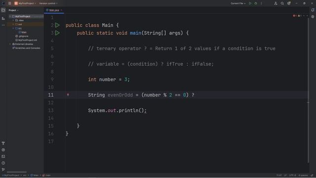 Learn the Java TERNARY OPERATOR in 5 minutes _16 смотреть онлайн