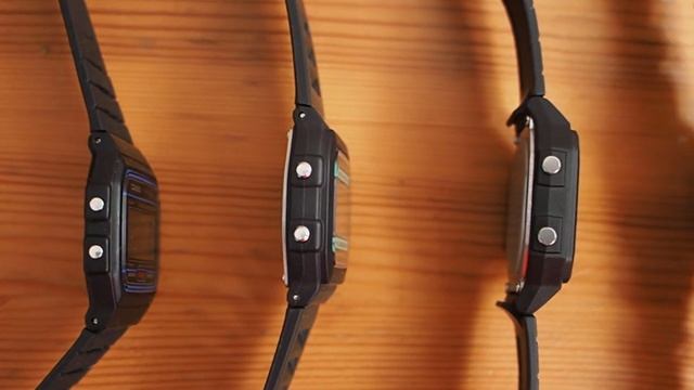 One Minute Casio Comparison F-91W vs W-86 vs W-217H vs W-218H смотреть онлайн
