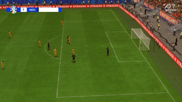 Romania vs Netherlands Round of 16 UEFA EURO 2024 EA SPORTS FC 24 смотреть онлайн