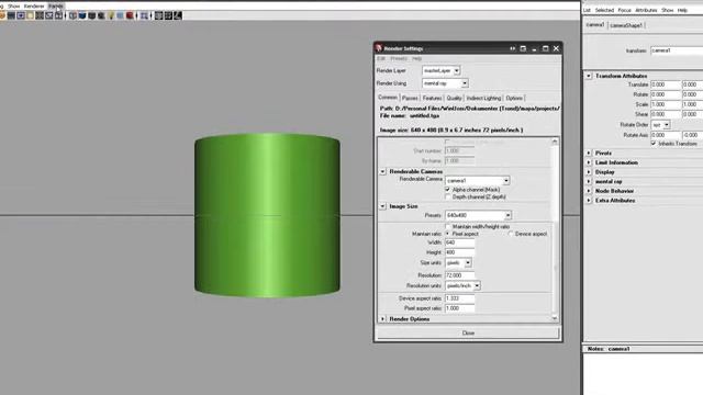 MAYA: Rendering through a new camera with Batch Rendering смотреть онлайн