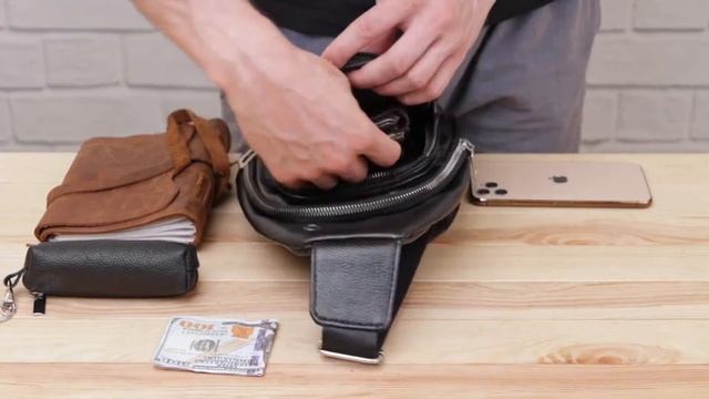 Обзор сумки через плечо флотар Vintage 20504 смотреть онлайн