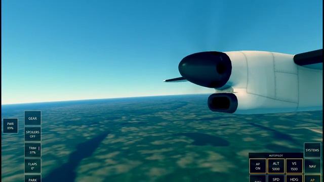 Dash 8 - Q-400 [] CYZF - CYVT [] Yellowknife - Buffalo Narrows смотреть онлайн