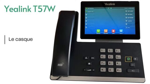 Présentation du YEALINK T57W смотреть онлайн