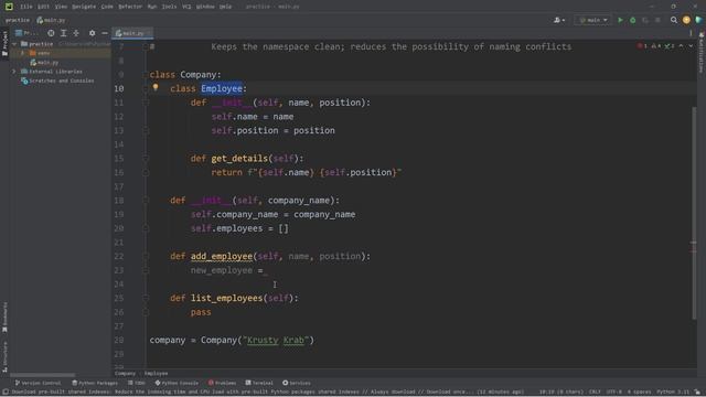 Learn Python NESTED CLASSES in 9 minutes! 📛 смотреть онлайн