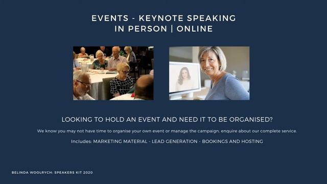 Belinda Woolrych Speakers Kit 2020 смотреть онлайн