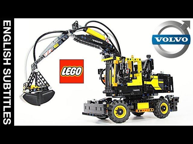 ПОЖАЛУЙ, ЛУЧШИЙ пневматический ЛЕГО Техник 42053 Экскаватор VOLVO EW 160E - LEGO Technic set 42053 смотреть онлайн