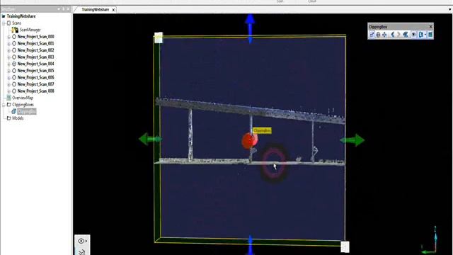 FARO SCENE 6 Project Point Cloud And Clipbox