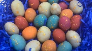 Бисквитные яйца на Пасху