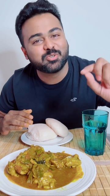 Fufu and chicken curry. Best African Indian combo #jollofbiryani #india #africa #viralshorts смотреть онлайн