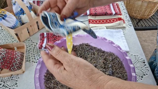 Декор зі сухоцвітом лаванди. Подушки-лавандушки, саше-мішечки. смотреть онлайн