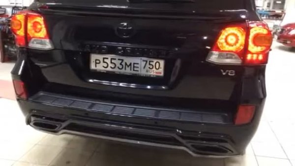 Digital exhaust for land cruiser 200