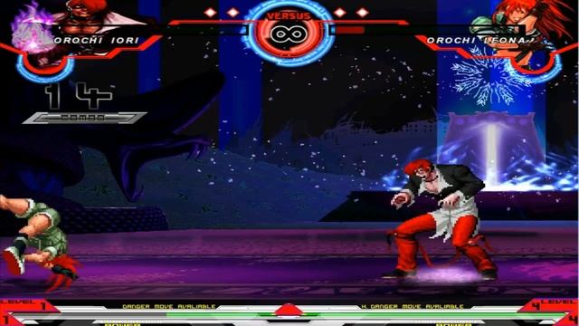 Orochi Iori VS. Orochi Leona